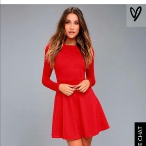 Cocktail dress, red, size medium NWT